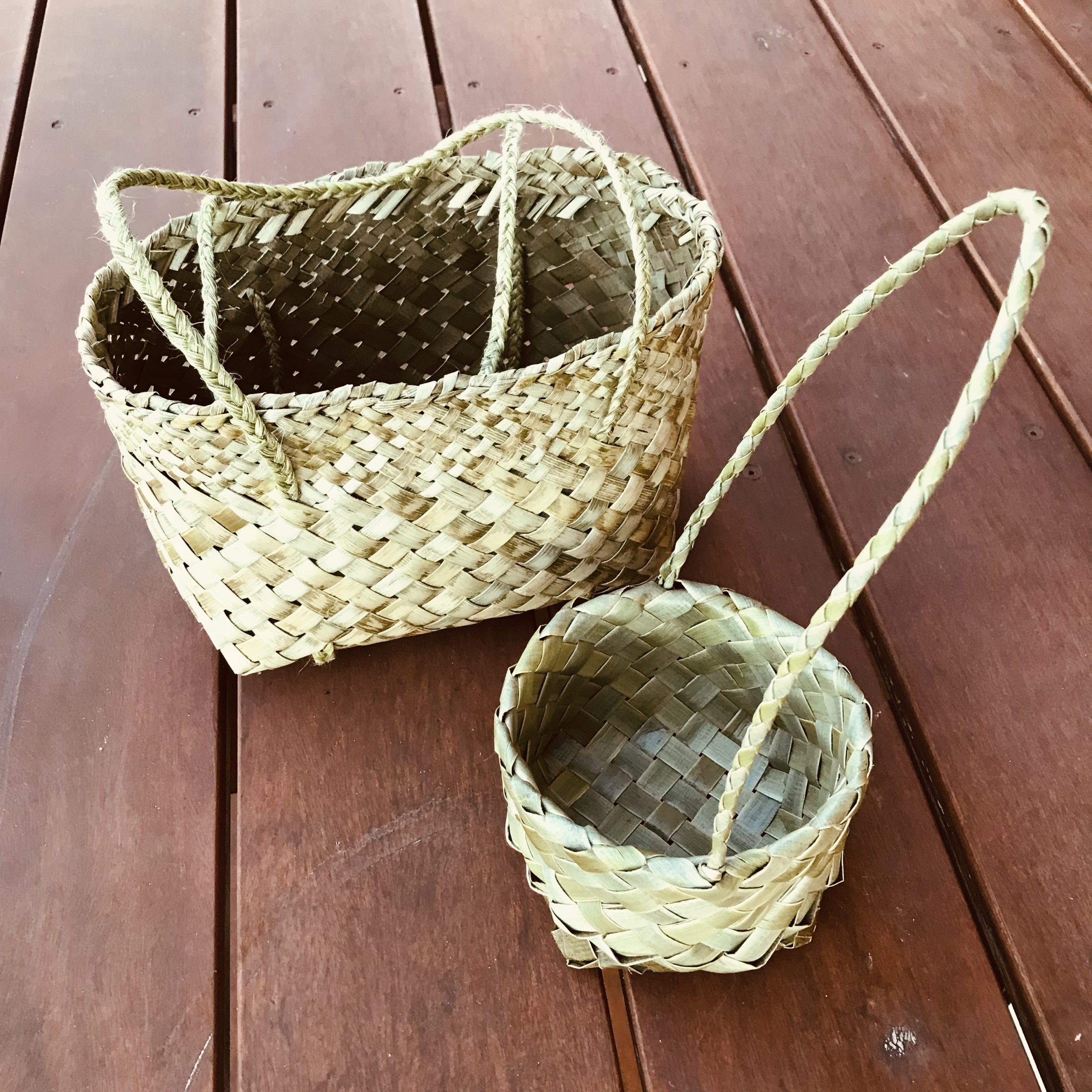 Egg Basket Weaving